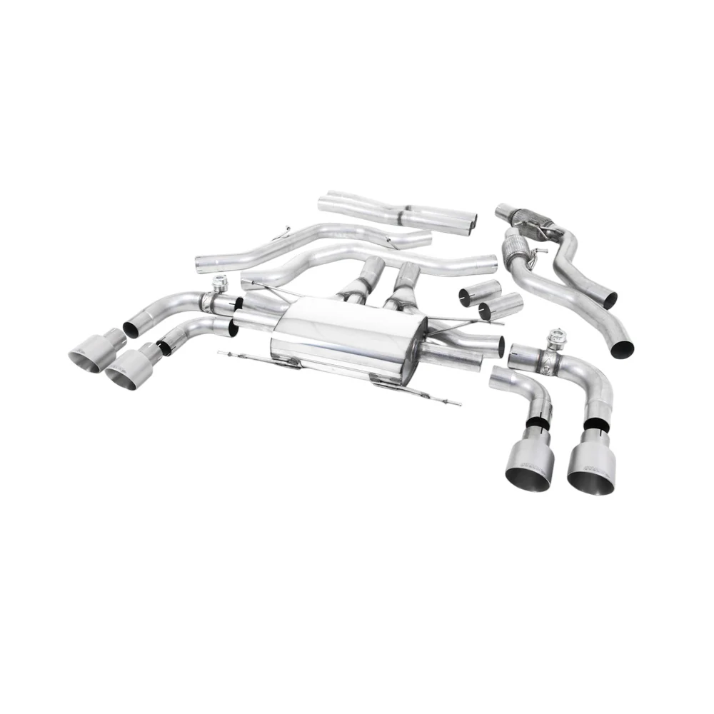 Milltek Cat Back Exhaust Alfa Romeo Giulia Quadrifoglio 2.9 V6 Bi-Turbo (Non OPF/GPF Models) 17-25 - Image 3