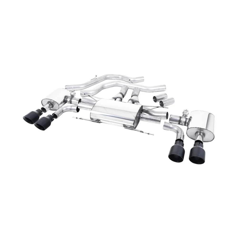 Milltek Front Pipe-back Exhaust Alfa Romeo Giulia Quadrifoglio 2.9 V6 Bi-Turbo (Non OPF/GPF Models) 17-25 - Image 3