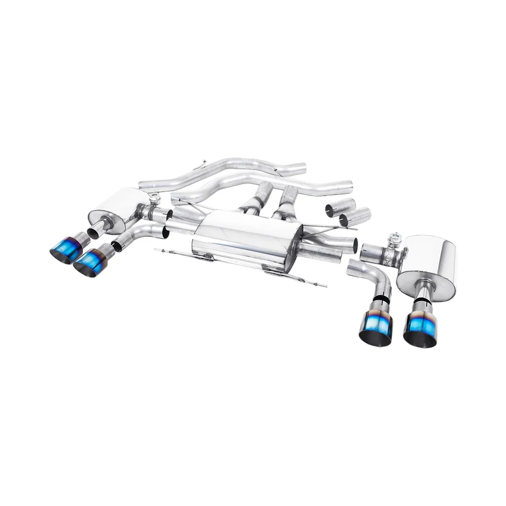 Milltek Front Pipe-back Exhaust Alfa Romeo Giulia Quadrifoglio 2.9 V6 Bi-Turbo (Non OPF/GPF Models) 17-25 - Image 5