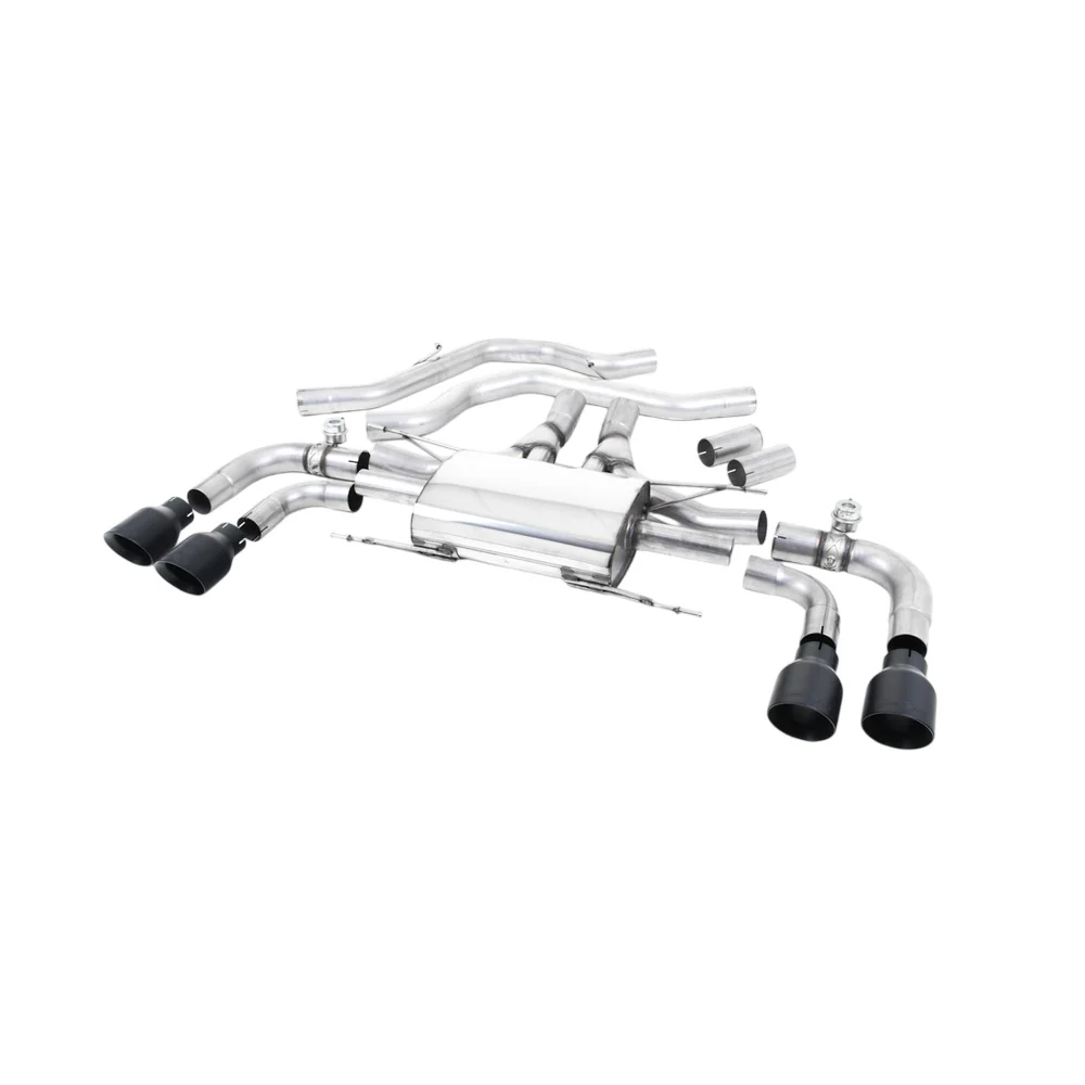 Milltek Front Pipe-back Exhaust Alfa Romeo Giulia Quadrifoglio 2.9 V6 Bi-Turbo (Non OPF/GPF Models) 17-25 - Image 7