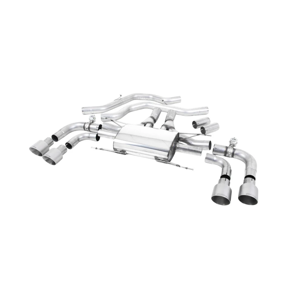 Milltek Front Pipe-back Exhaust Alfa Romeo Giulia Quadrifoglio 2.9 V6 Bi-Turbo (Non OPF/GPF Models) 17-25 - Image 8