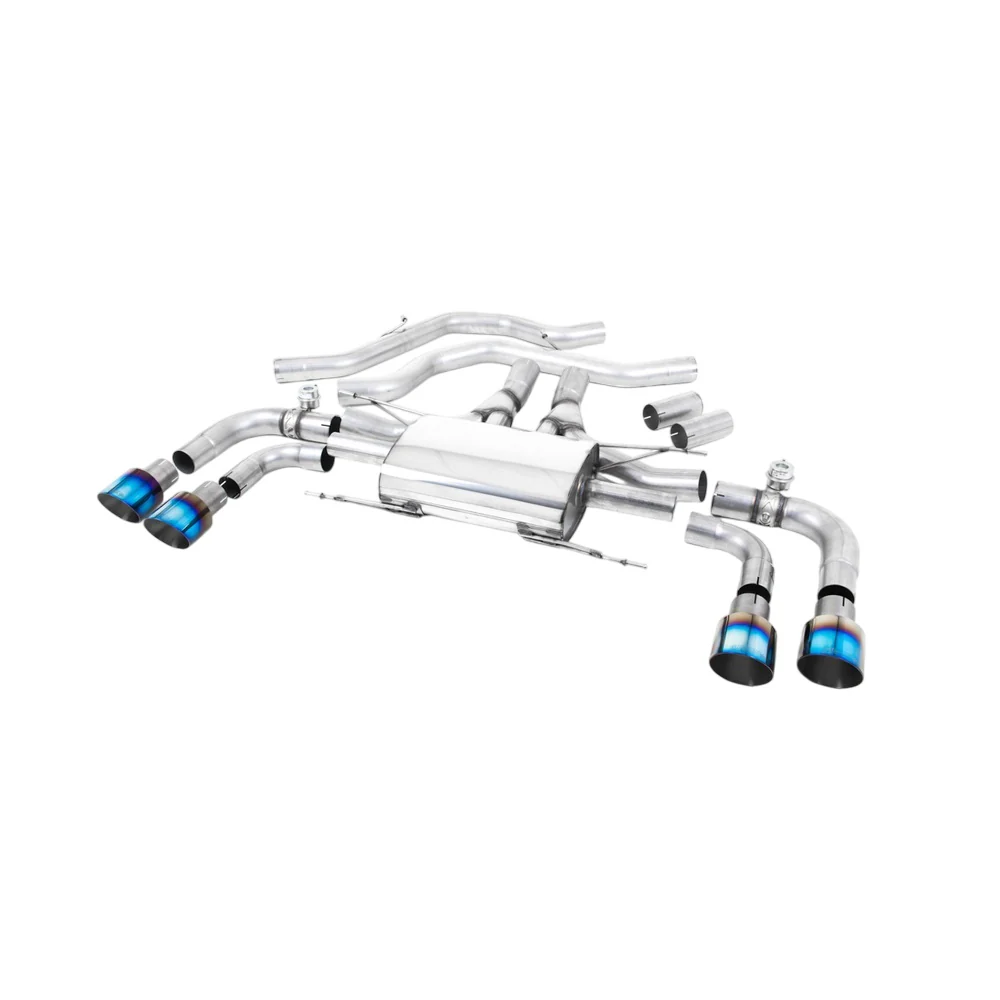 Milltek Front Pipe-back Exhaust Alfa Romeo Giulia Quadrifoglio 2.9 V6 Bi-Turbo (Non OPF/GPF Models) 17-25 - Image 9