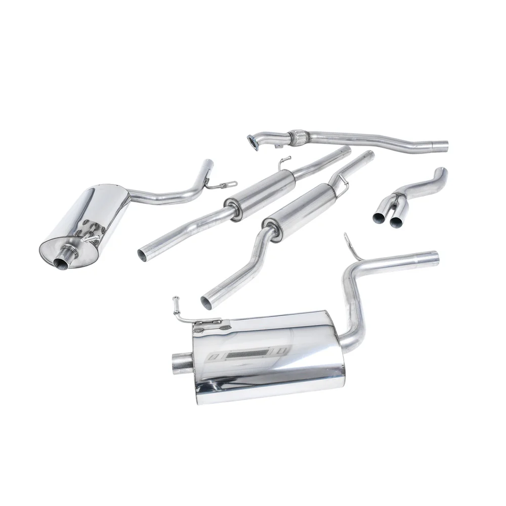 Milltek Cat Back Exhaust Audi A4 1.8T B6 Quattro Saloon Avant 190BHP (6-Speed) 03-05 - Image 3