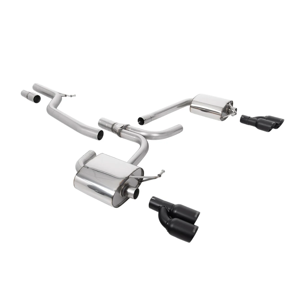 Milltek Cat Back Exhaust Audi A4 2.0 TDi B8 140PS / 177PS 2WD Saloon and Avant (S-Line models only) 09-11