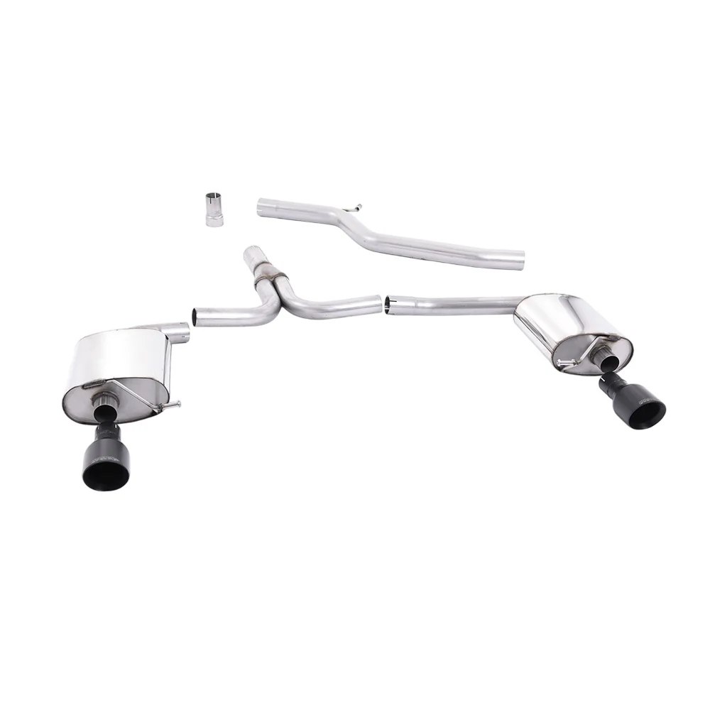 Milltek Cat Back Exhaust Audi A4 2.0 TDi B8 177PS Quattro Saloon and Avant 09-11 - Image 4