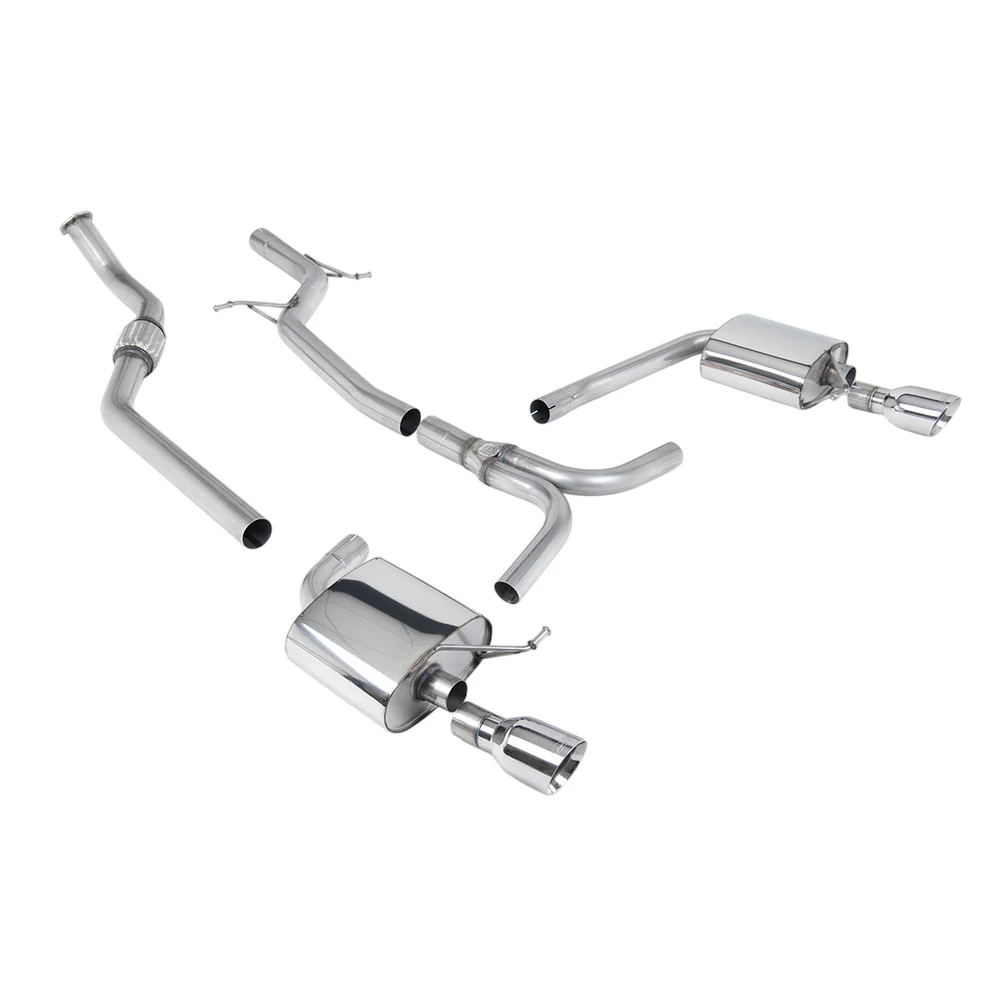 Milltek Cat Back Exhaust Audi A4 2.0 TFSi S-Line B8 (2WD and Quattro Tiptronic-only) Saloon and Avant 08-11 - Image 2