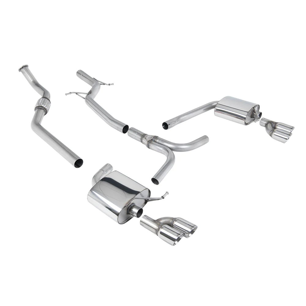 Milltek Cat Back Exhaust Audi A4 2.0 TFSi S-Line B8 (2WD and Quattro Tiptronic-only) Saloon and Avant 08-11 - Image 6