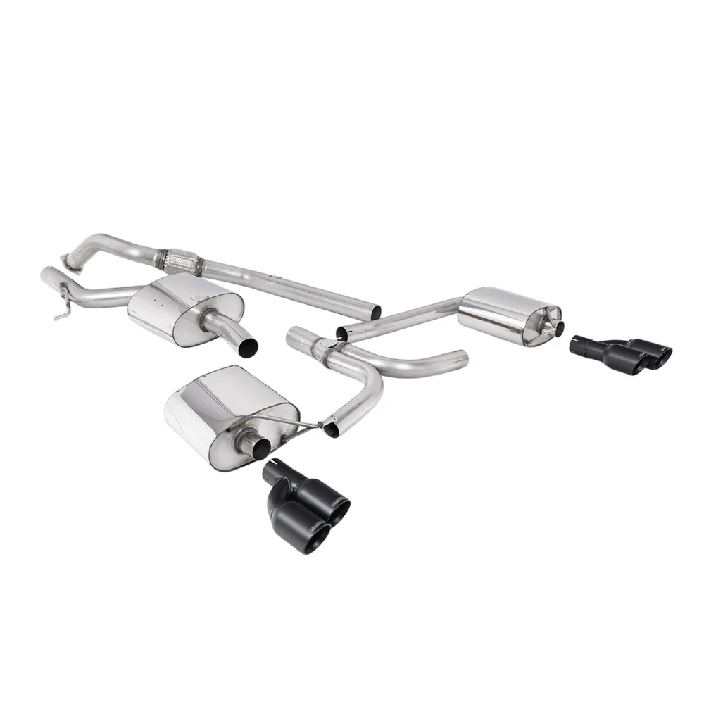 Milltek Cat Back Exhaust Audi A4 2.0 TFSi S-Line B8 (2WD and Quattro Tiptronic-only) Saloon and Avant 08-11 - Image 7