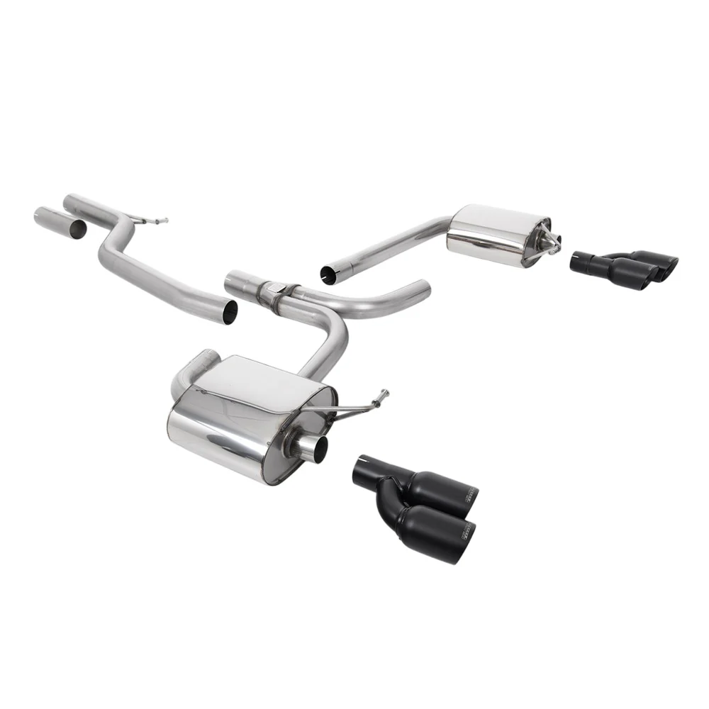 Milltek Cat Back Exhaust Audi A4 3.0 TDi B8 Quattro Saloon and Avant 08-11 - Image 4