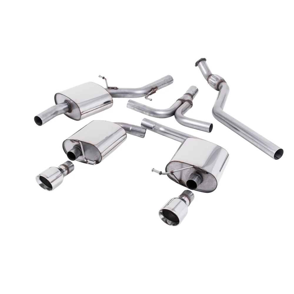 Milltek Cat Back Exhaust Audi A5 Cabriolet 2.0 TFSi 2WD and Quattro (manual only) 09-25 - Image 4