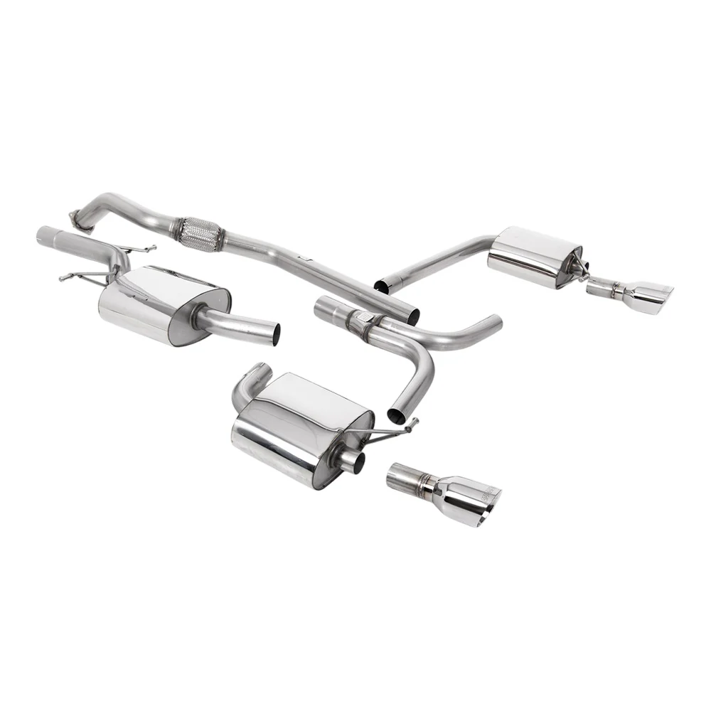 Milltek Cat Back Exhaust Audi A5 Sportback 2.0 TFSi 2WD and Quattro Multitronic / S-Tronic 09-12 - Image 3