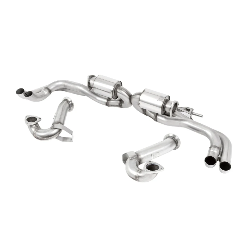 Milltek Cat Back Exhaust Audi R8 V10 5.2 FSI Quattro Coupe and Spyder (excludes V10 Plus models) 09-12 - Image 2