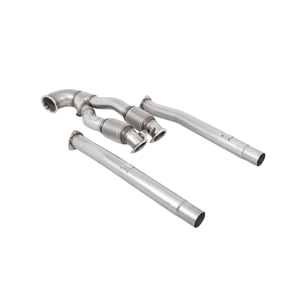 Milltek Large-bore Downpipe and De-cat Exhaust Audi RS3 Saloon / Sedan 400PS (8V MQB) Non-OPF/GPF Models 17-25 - Image 2