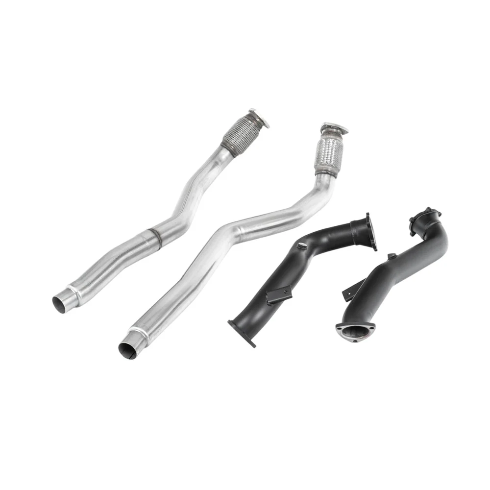 Milltek Large-bore Downpipes and Cat Bypass Pipes Exhaust Audi RS7 C7 Sportback 4.0 V8 TFSi biturbo inc Performance Edition 13-18 - Image 2
