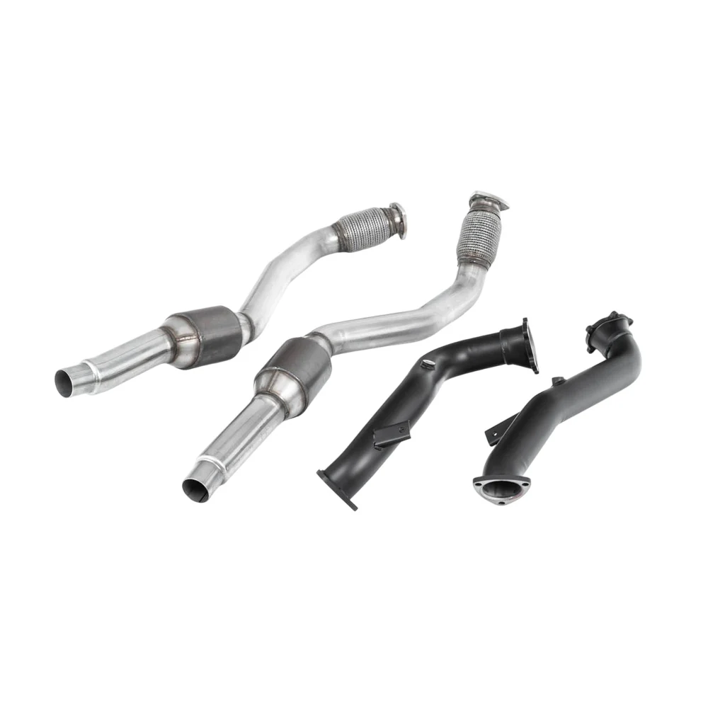 Milltek Large Bore Downpipes and Hi-Flow Sports Cats Exhaust Audi RS7 C7 Sportback 4.0 V8 TFSi biturbo inc Performance Edition 13-18 - Image 2