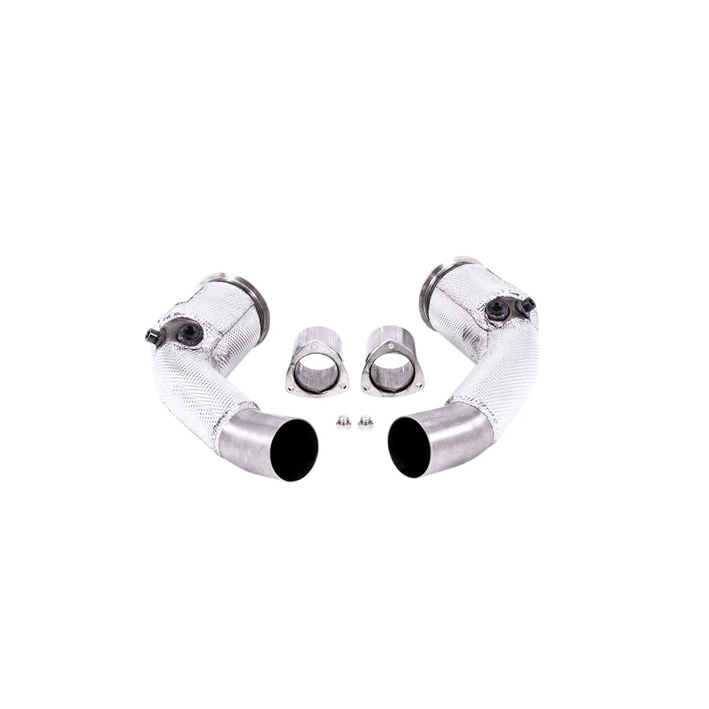 Milltek Large Bore Downpipes and Hi-Flow Sports Cats Exhaust Audi RS7 C8 4.0 V8 Bi-Turbo (Non OPF/GPF US/ROW Models) 19-25 - Image 2
