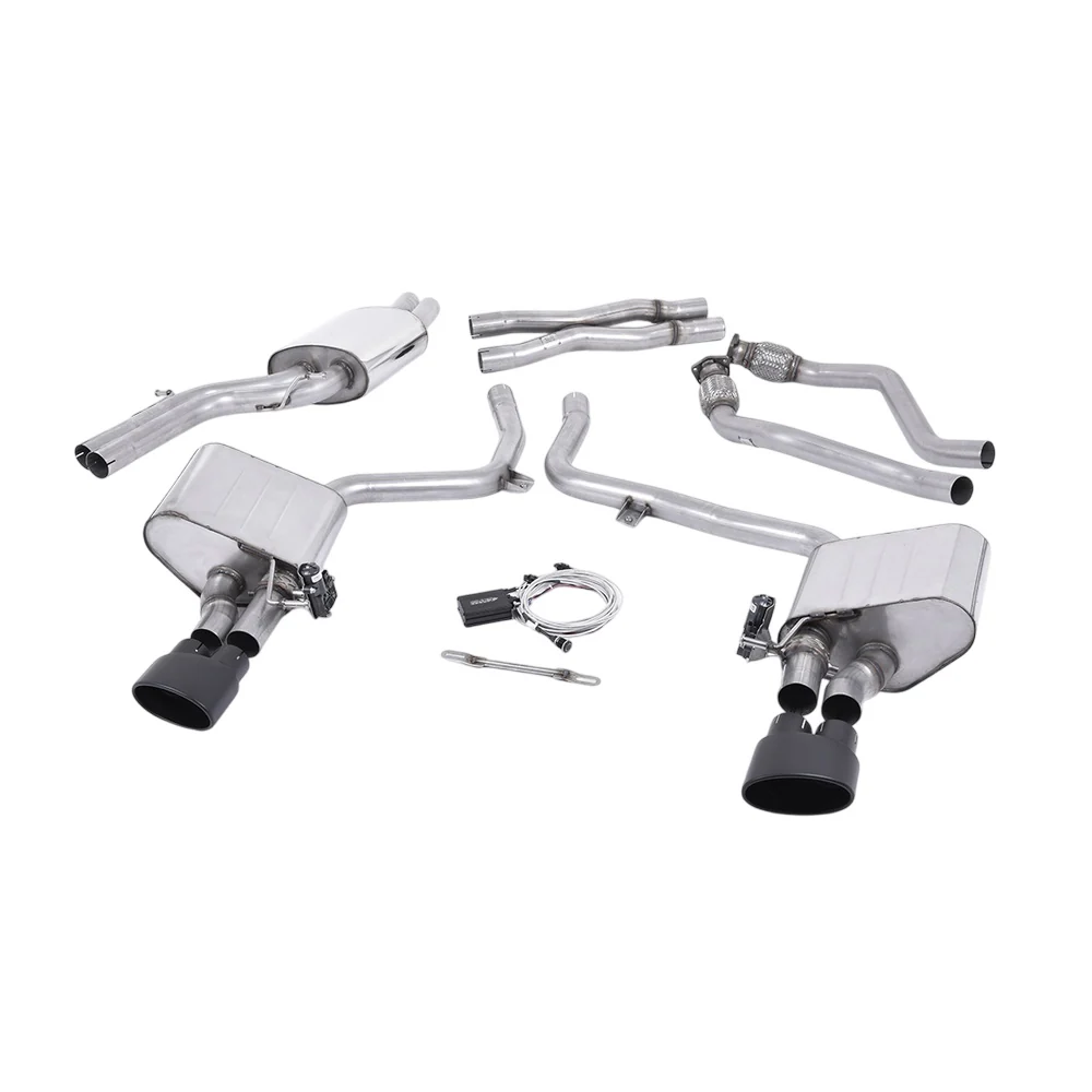 Milltek Cat Back Exhaust Audi S4 3.0 Supercharged V6 B8 09-12 - Image 4