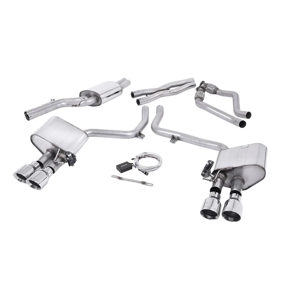Milltek Cat Back Exhaust Audi S4 3.0 Supercharged V6 B8.5 12-16 - Image 6