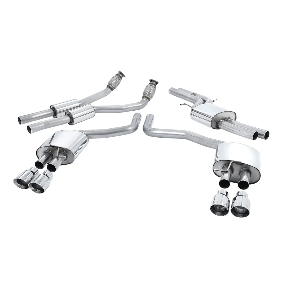 Milltek Cat Back Exhaust Audi S6 4.0 TFSi C7 Quattro 12-18 - Image 2