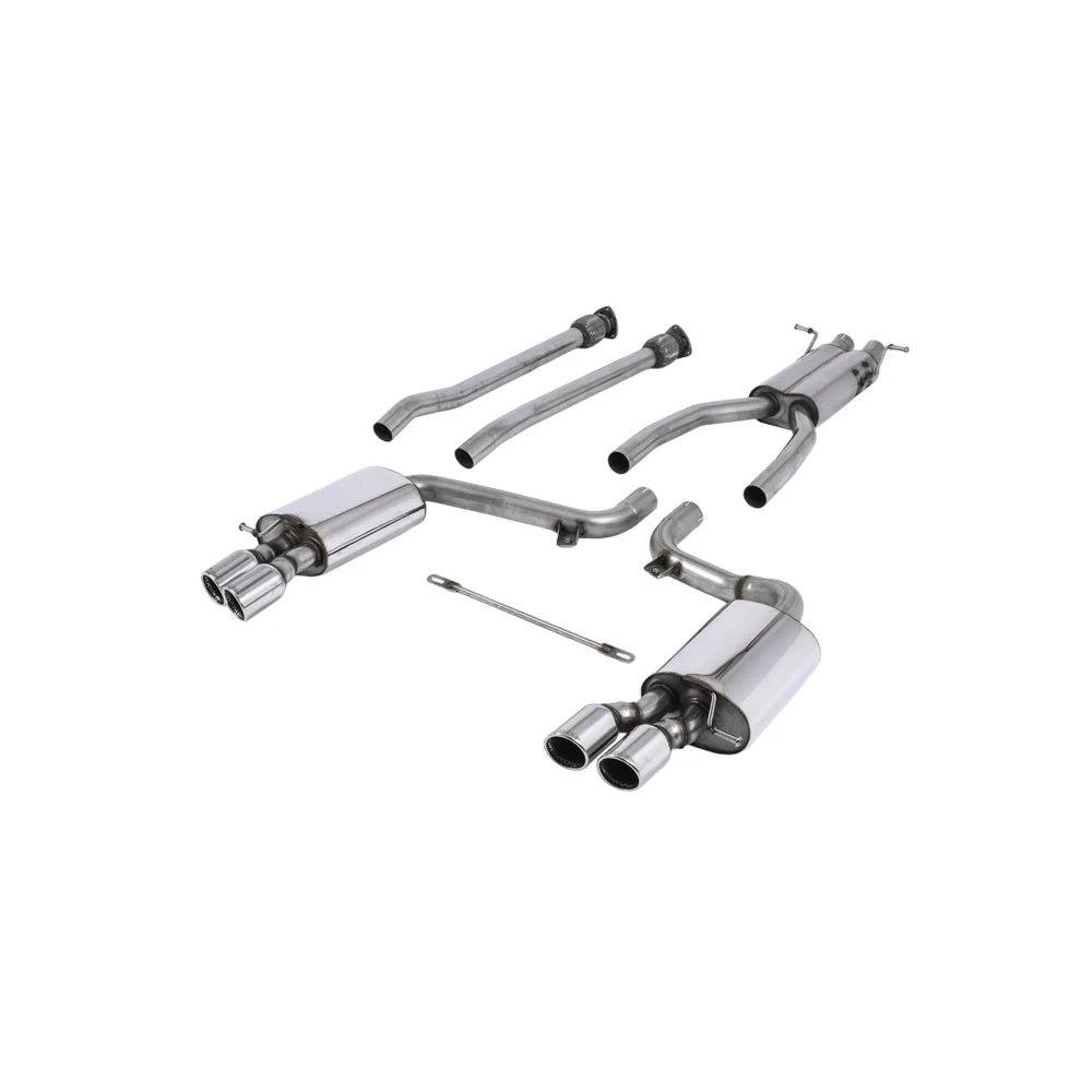 Milltek Cat Back Exhaust Audi S6 5.2 V10 C6 FSI Quattro 06-12 - Image 2