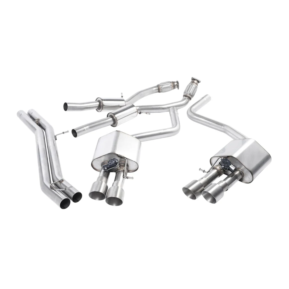 Milltek Cat Back Exhaust Audi S8 D4 4.0 TFSi Quattro Tiptronic 13-18 - Image 5