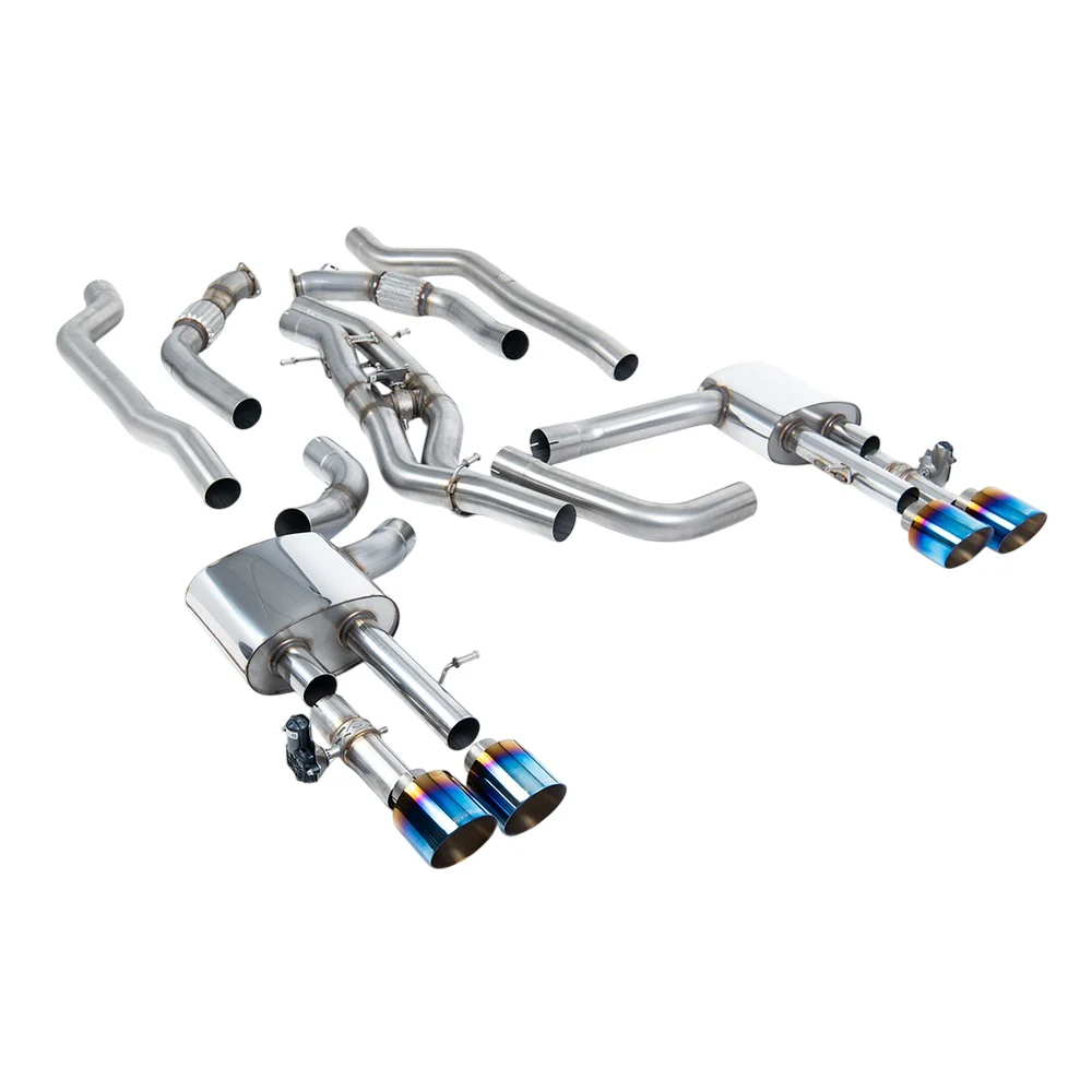 Milltek Cat Back Exhaust Audi S8 D5 4.0 TFSi V8 Saloon / Sedan Standard Wheel Base (Non OPF/GPF US/ROW Models) 20-25 - Image 10