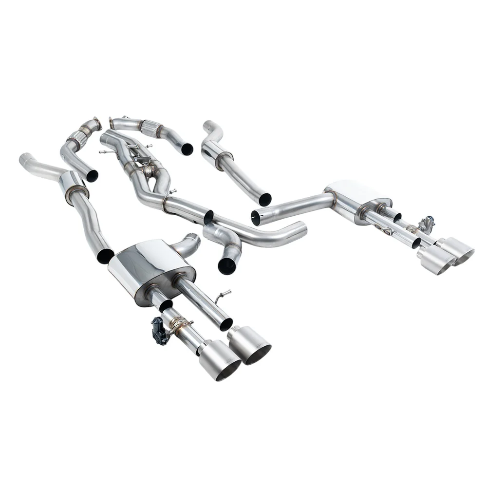 Milltek Cat Back Exhaust Audi S8 D5 4.0 TFSi V8 Saloon / Sedan Standard Wheel Base (Non OPF/GPF US/ROW Models) 20-25 - Image 4