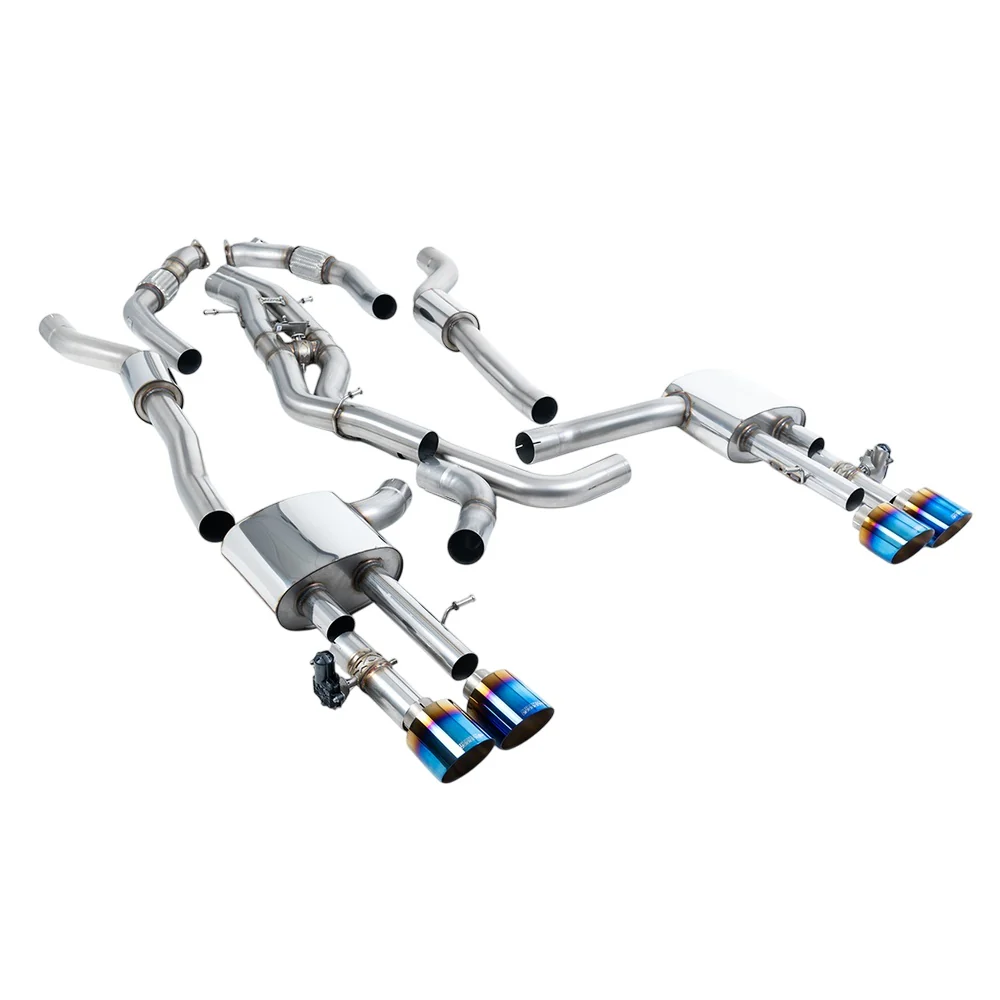 Milltek Cat Back Exhaust Audi S8 D5 4.0 TFSi V8 Saloon / Sedan Standard Wheel Base (Non OPF/GPF US/ROW Models) 20-25 - Image 5