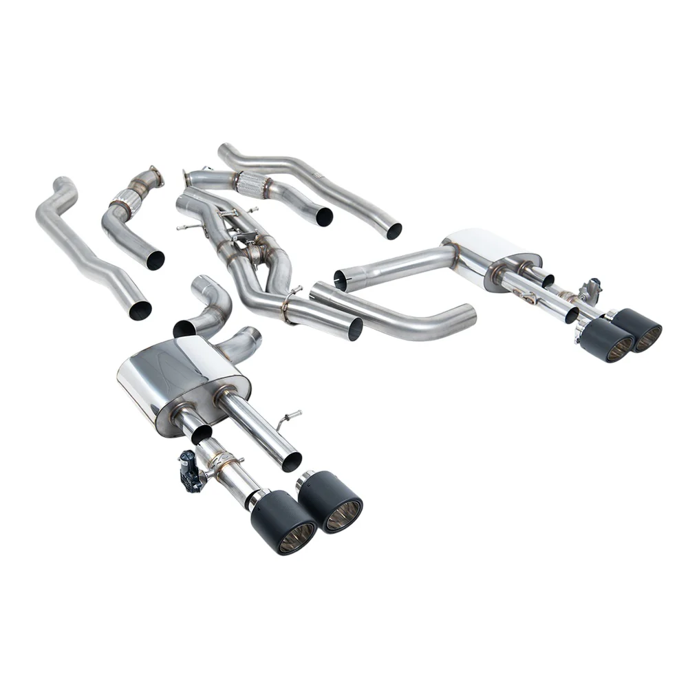 Milltek Particulate Filter-back Exhaust Audi S8 D5 4.0 TFSi V8 Saloon / Sedan (OPF/GPF UK/Euro Models) 20-25 - Image 5