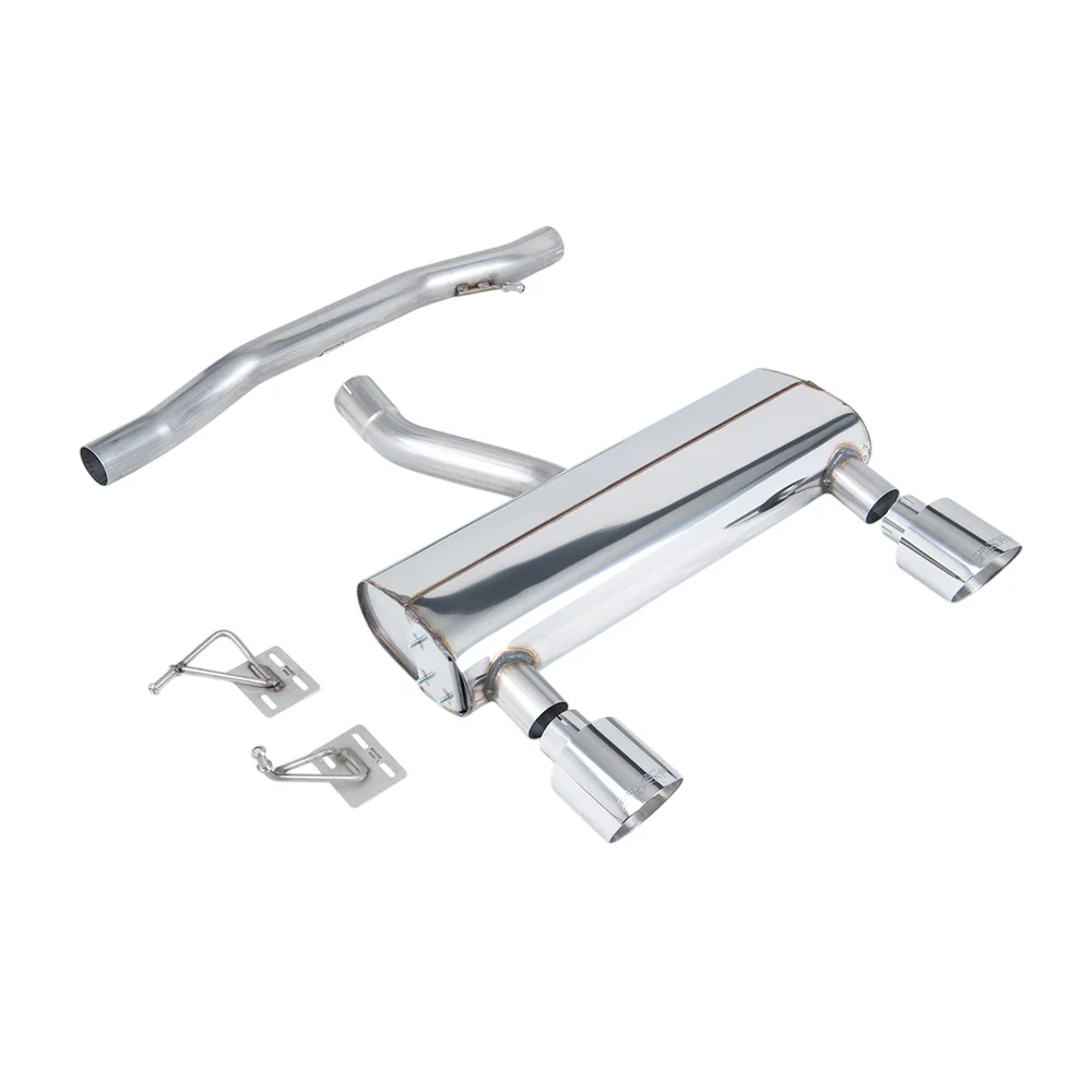 Milltek Cat Back Exhaust Audi TT 3.2 V6 Quattro Coupe and Roadster 03-06 - Image 4
