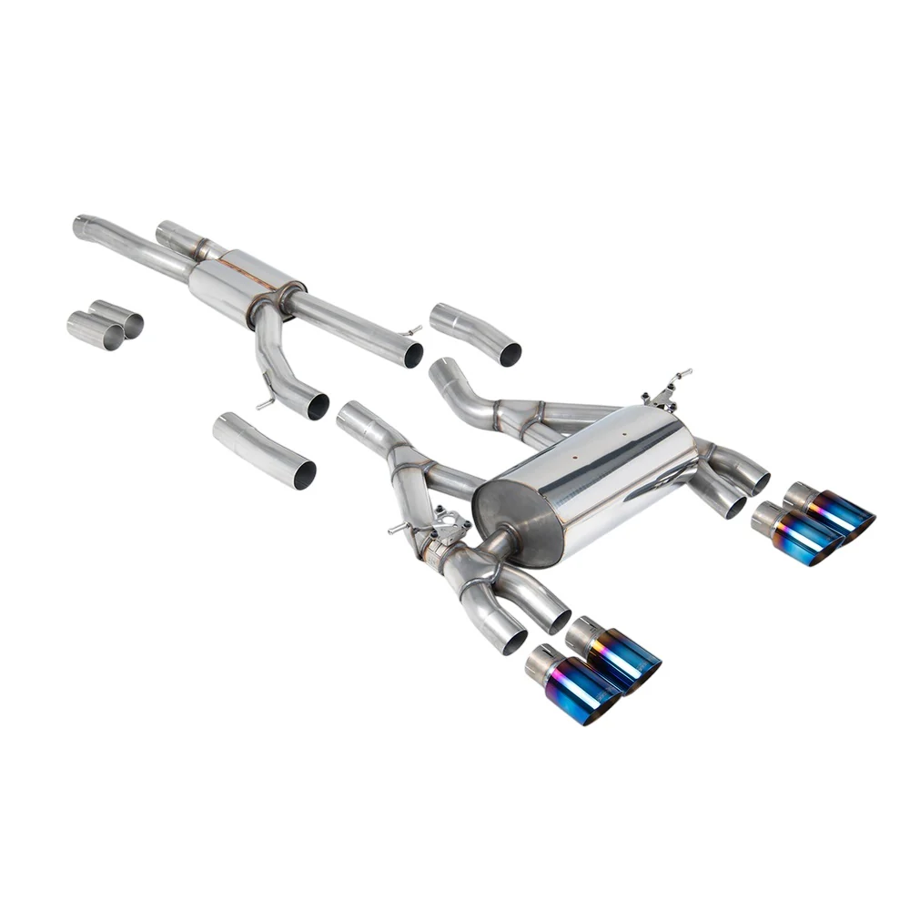 Milltek Cat Back Exhaust BMW 3 Series F80 M3 and M3 Competition Saloon (Non OPF/GPF Models Only) 14-18 - Image 7