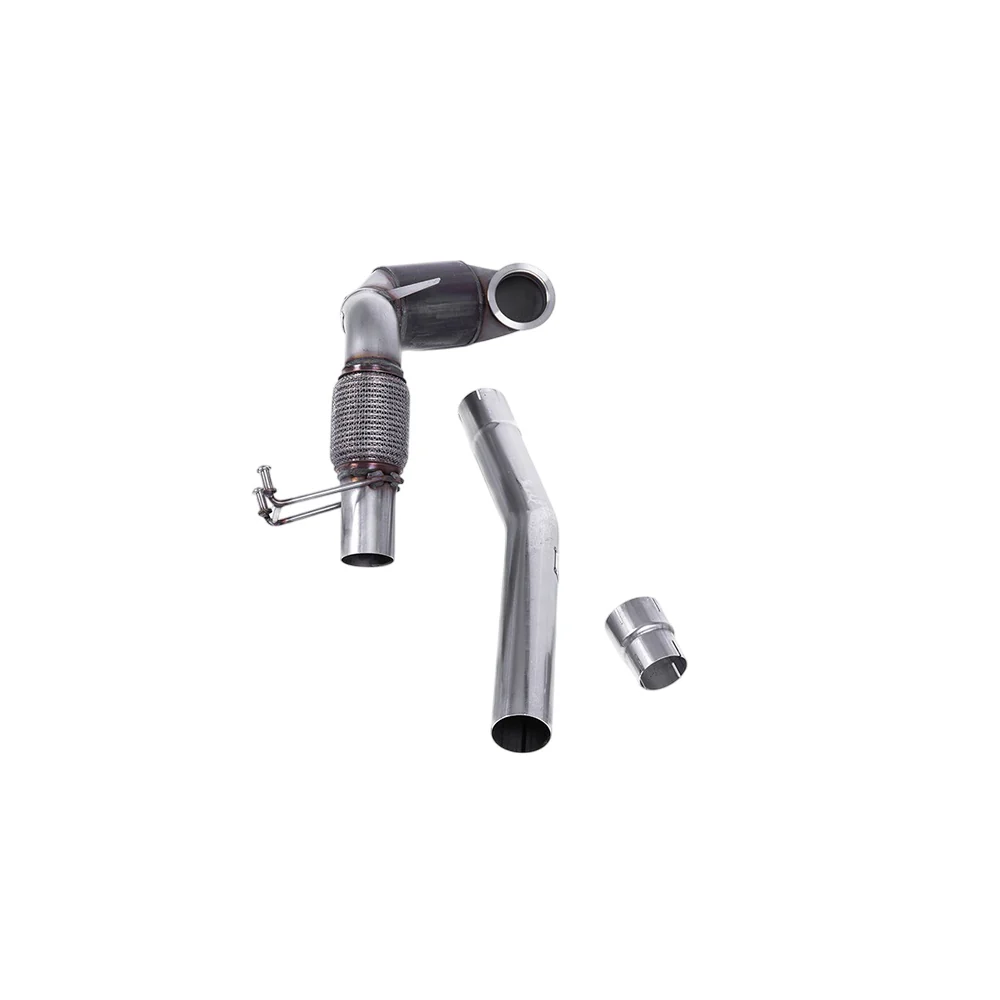 Milltek Cast Downpipe with Race Cat Exhaust Volkswagen Polo GTI 2.0 TSI (AW 5-Door) Non GPF/OPF Models Only 18-19 - Image 3