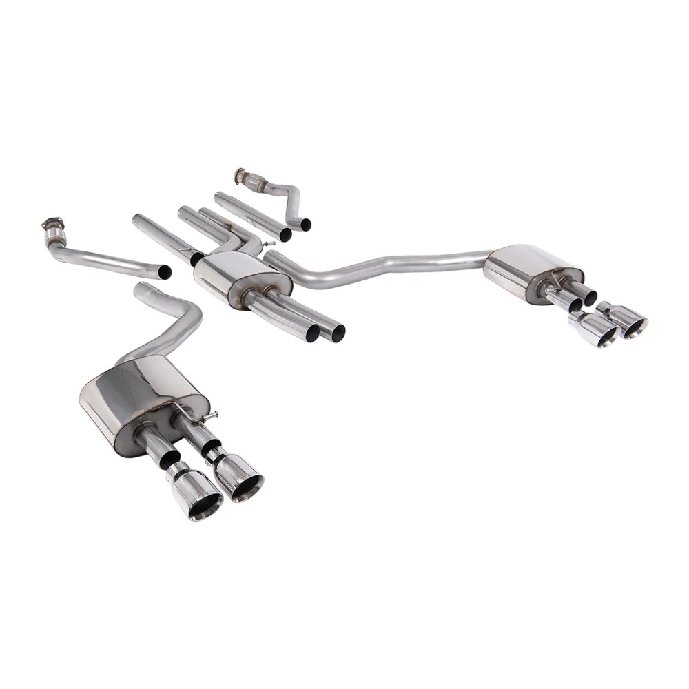 Milltek Cat Back Exhaust Audi A6 3.0TFSi V6 (S-Line Facelift Models Only) C7.5 15-18 - Image 2