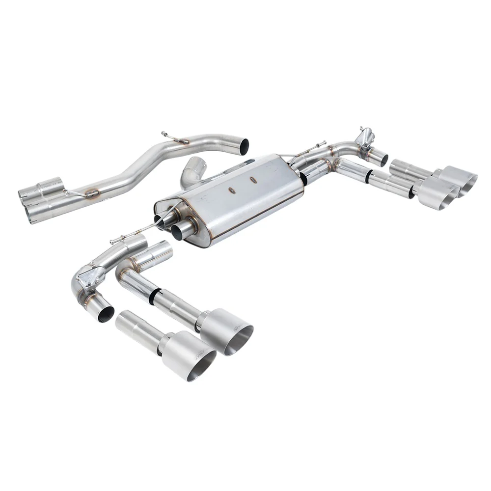 Milltek Cat Back Exhaust Audi S3 2.0 TFSi Quattro Saloon / Sedan 310PS 8Y (North American / Non-OPF Models Only) 22-25 - Image 10