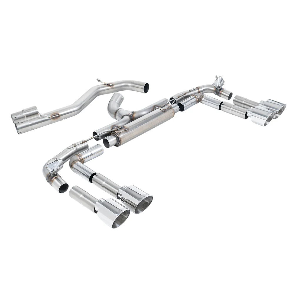 Milltek Cat Back Exhaust Audi S3 2.0 TFSi Quattro Saloon / Sedan 310PS 8Y (North American / Non-OPF Models Only) 22-25 - Image 14