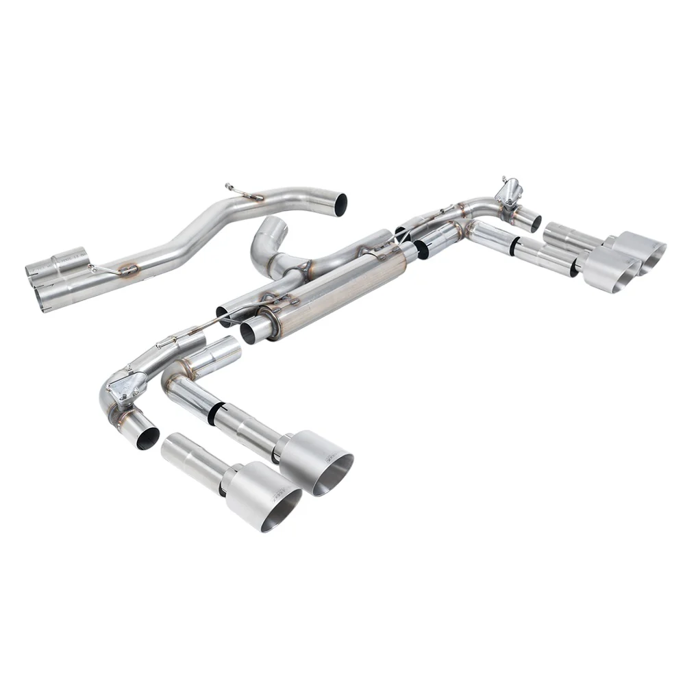 Milltek Cat Back Exhaust Audi S3 2.0 TFSi Quattro Saloon / Sedan 310PS 8Y (North American / Non-OPF Models Only) 22-25 - Image 5
