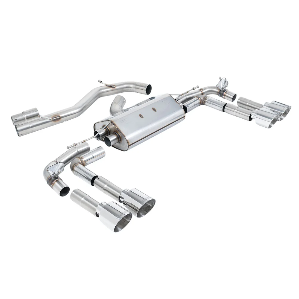 Milltek Cat Back Exhaust Audi S3 2.0 TFSi Quattro Saloon / Sedan 310PS 8Y (North American / Non-OPF Models Only) 22-25 - Image 8
