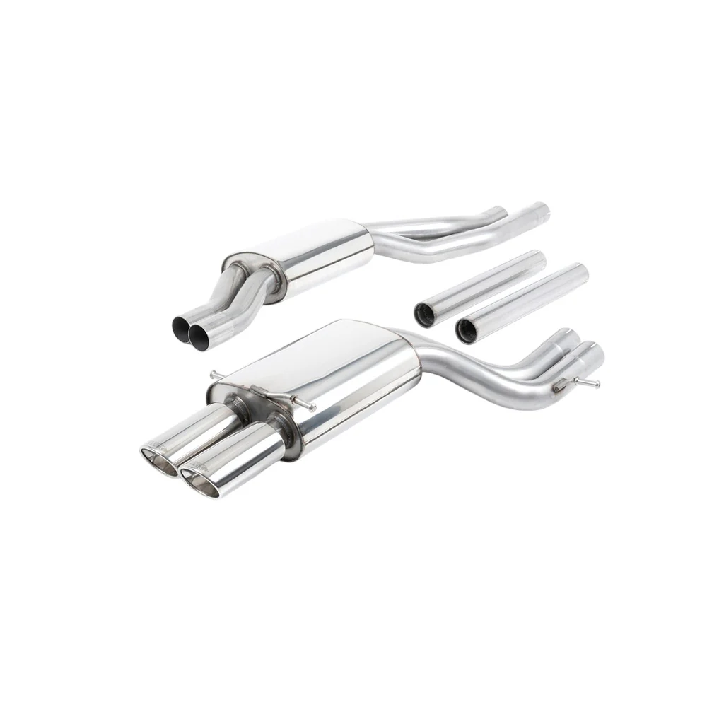 Milltek Cat Back Exhaust Audi S4 2.7T Quattro B5 97-01 - Image 2