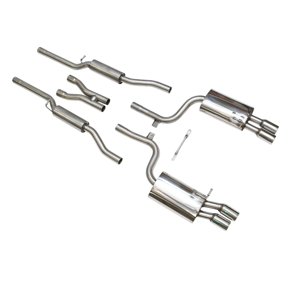 Milltek Cat Back Exhaust Audi S4 4.2 V8 Quattro B7 Saloon / Sedan Avant and Cabriolet 04-09