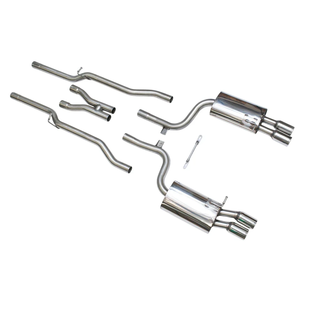 Milltek Cat Back Exhaust Audi S4 4.2 V8 Quattro B7 Saloon / Sedan Avant and Cabriolet 04-09 - Image 2
