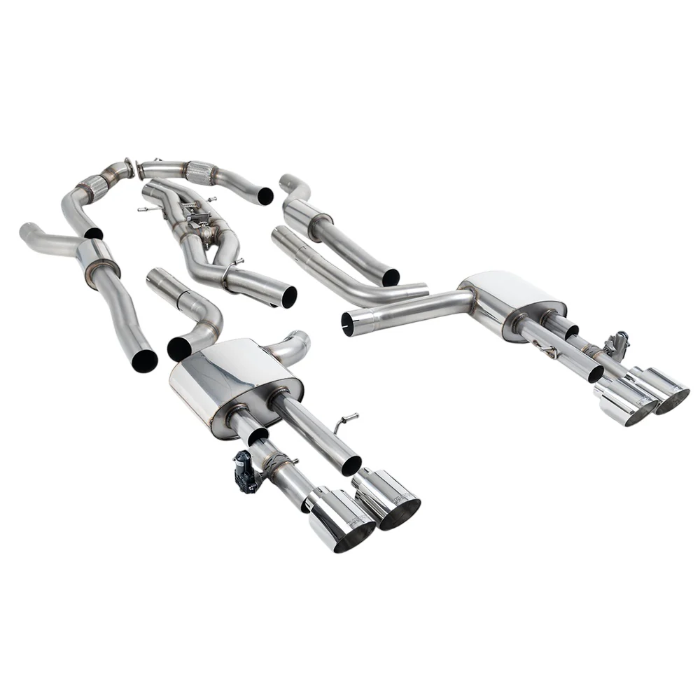 Milltek Cat Back Exhaust Audi S8 D5 4.0 TFSi V8 Saloon / Sedan Long Wheel Base (Non OPF/GPF US/ROW Models) 20-25 - Image 7