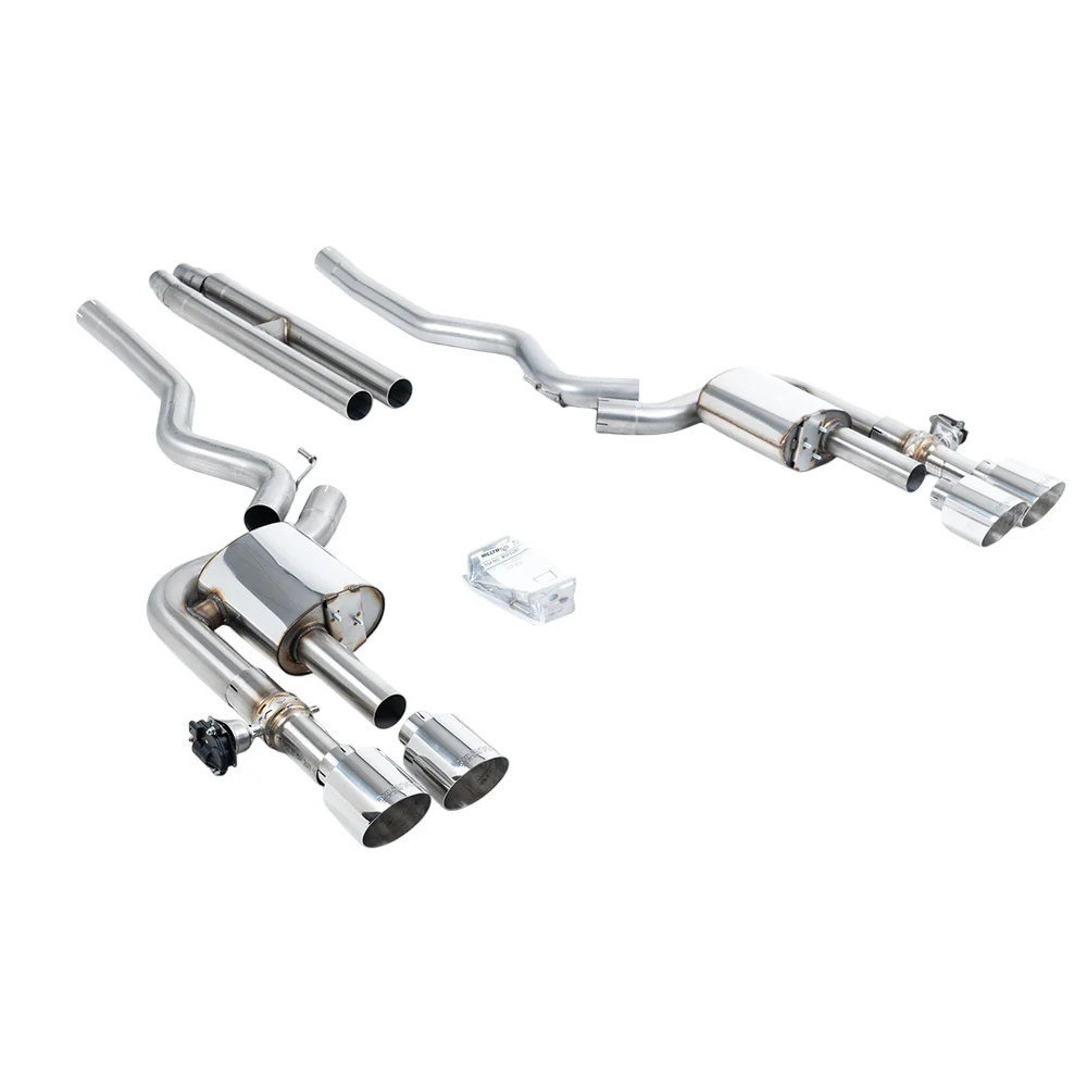 Milltek Cat Back Exhaust Ford Mustang 5.0 V8 Mach 1 (Fastback S550) 21-23 - Image 3