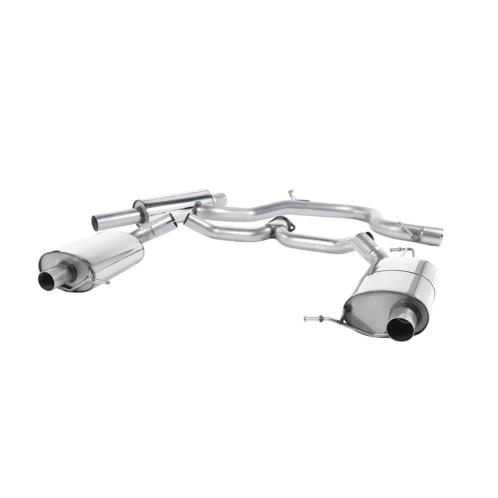 Milltek Cat Back Exhaust Skoda Octavia vRS 2.0 TSI 245PS Hatch and Estate (manual and DSG-auto Non-OPF/GPF and Post Facelift) 18-19 - Image 3