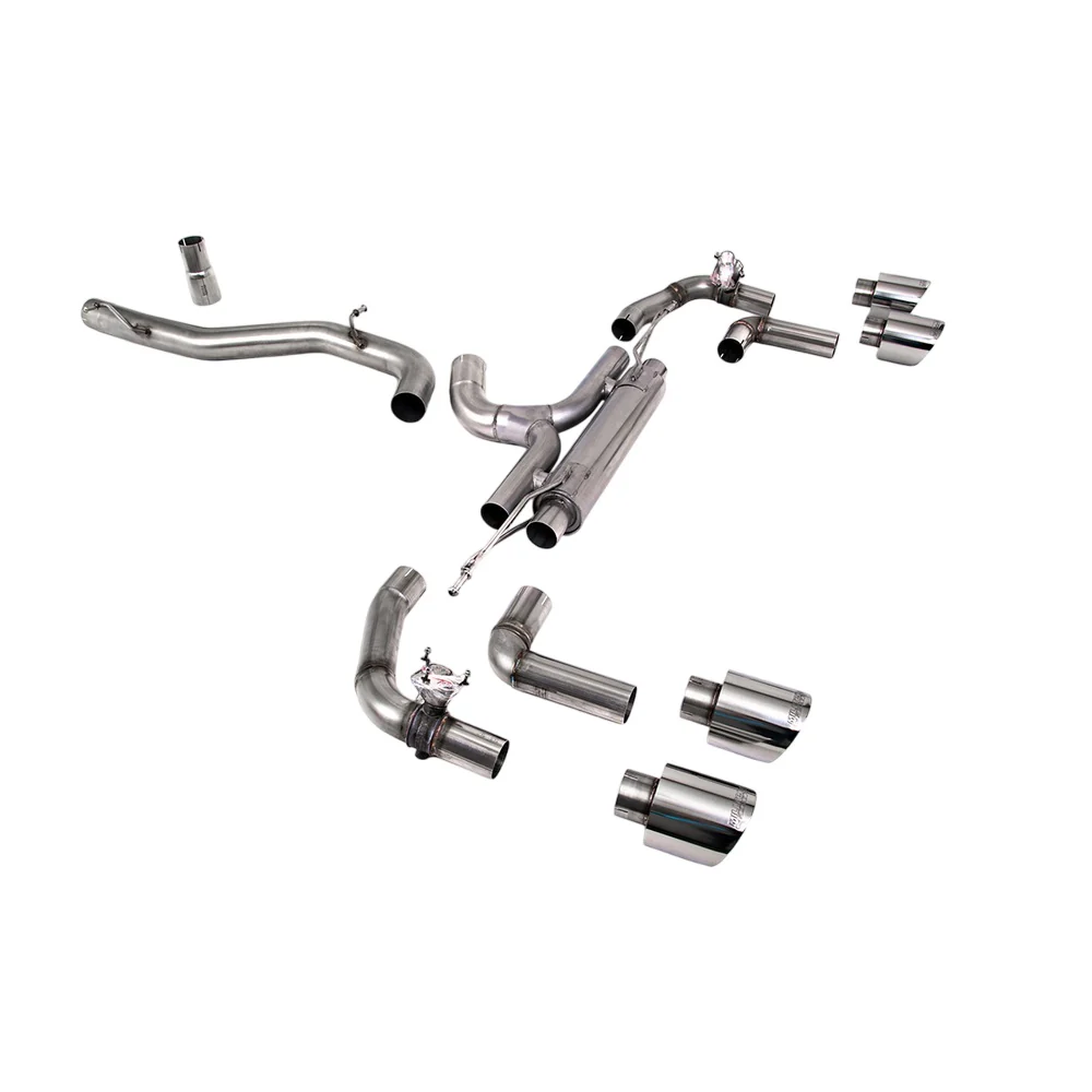 Milltek Cat Back Exhaust Volkswagen Golf Mk8 R 2.0 TSI 320PS (Non-GPF / North American Models Only ) 22-25 - Image 6