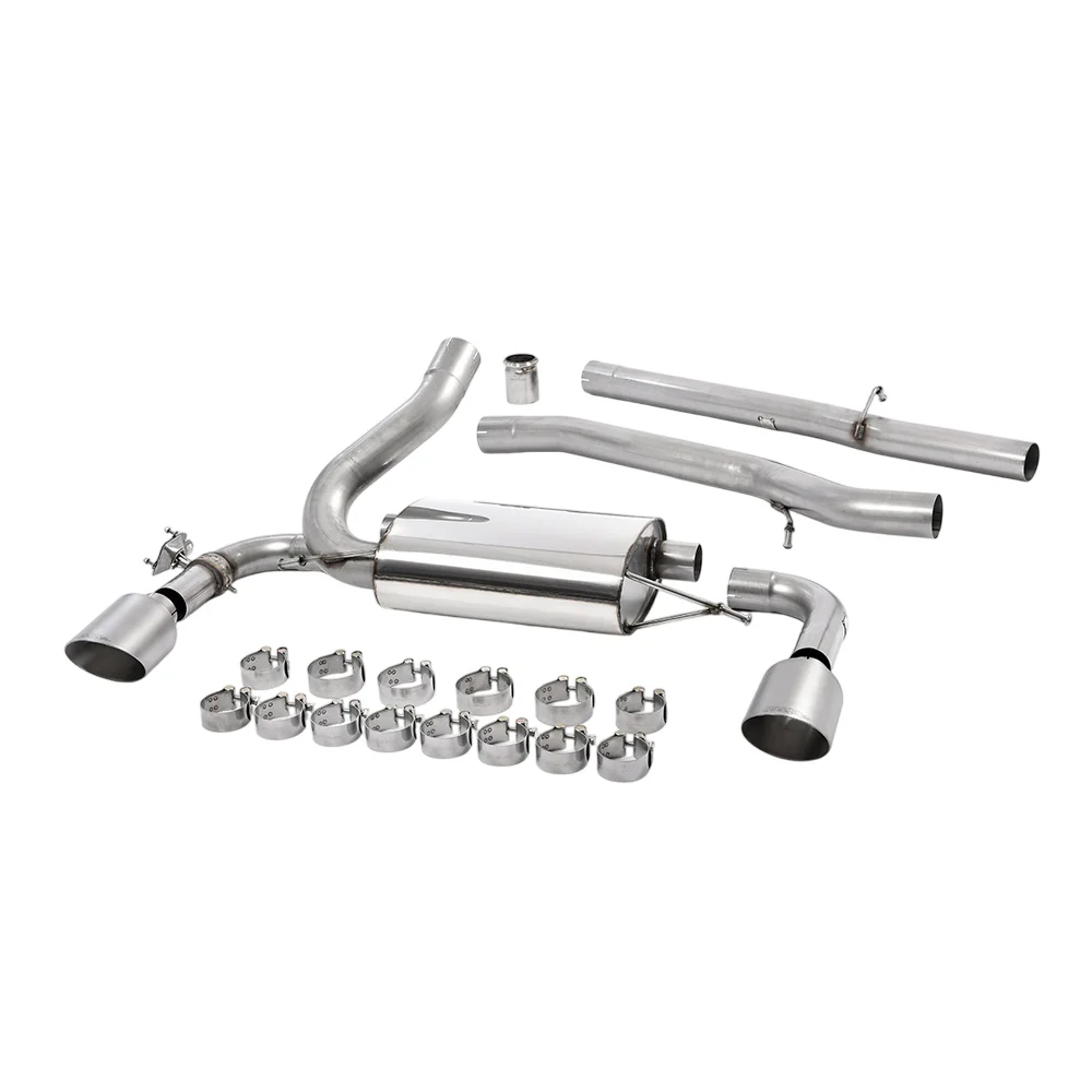 Milltek Cat Back Exhaust Ford Focus Mk3 RS 2.3 EcoBoost 4WD 5-Door Hatchback 16-18 - Image 2