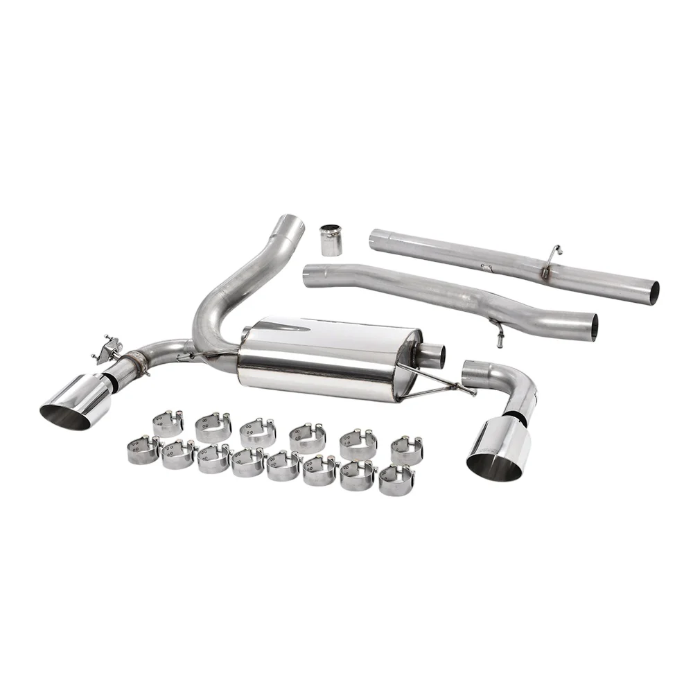 Milltek Cat Back Exhaust Ford Focus Mk3 RS 2.3 EcoBoost 4WD 5-Door Hatchback 16-18 - Image 7