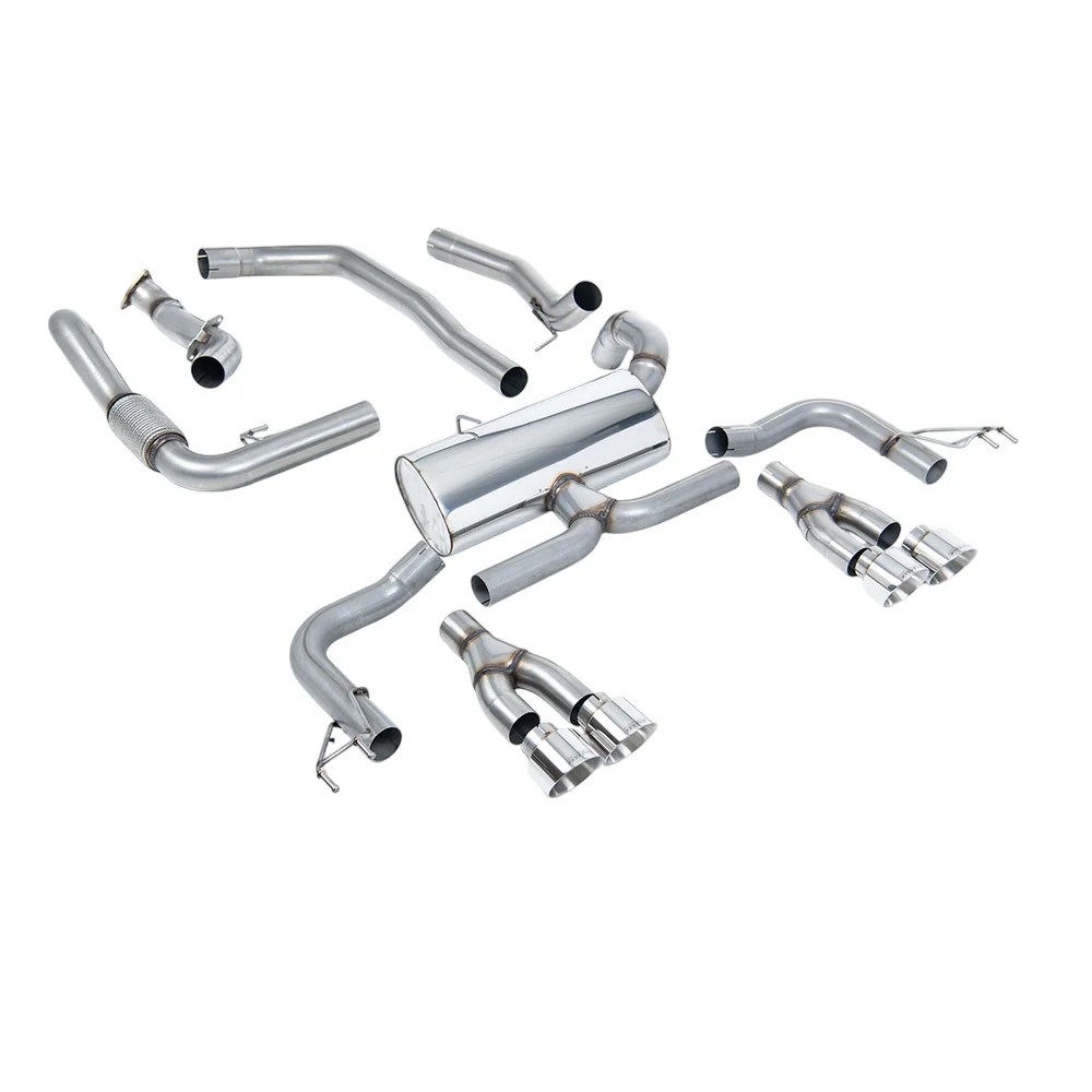 Milltek Cat Back Exhaust Honda / Acura Civic Type R FK2 Turbocharged 2.0 i-VTEC (LHD models only) 15-17 - Image 6