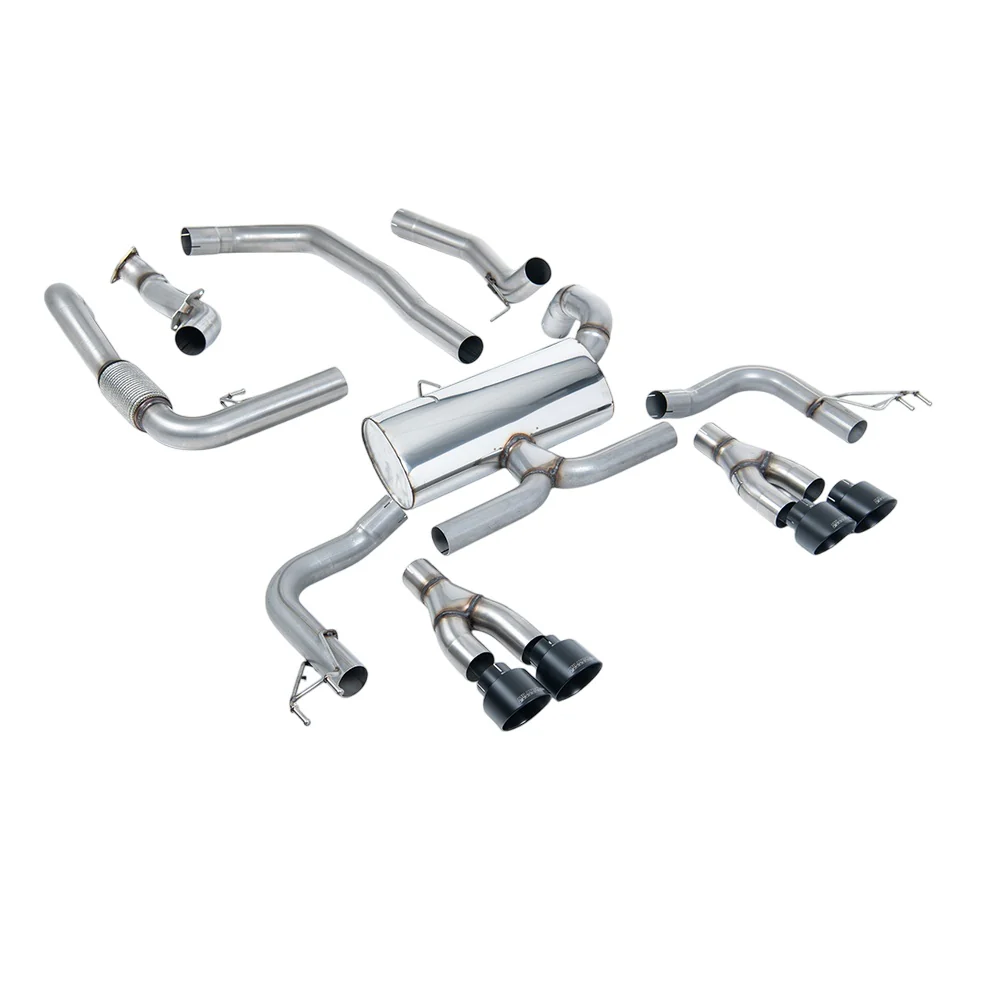 Milltek Cat Back Exhaust Honda / Acura Civic Type R FK2 Turbocharged 2.0 i-VTEC (LHD models only) 15-17 - Image 9