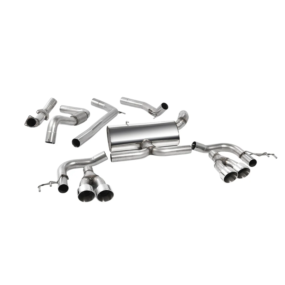 Milltek Cat Back Exhaust Honda / Acura Civic Type R FK2 Turbocharged 2.0 i-VTEC (RHD models only) 15-17 - Image 10
