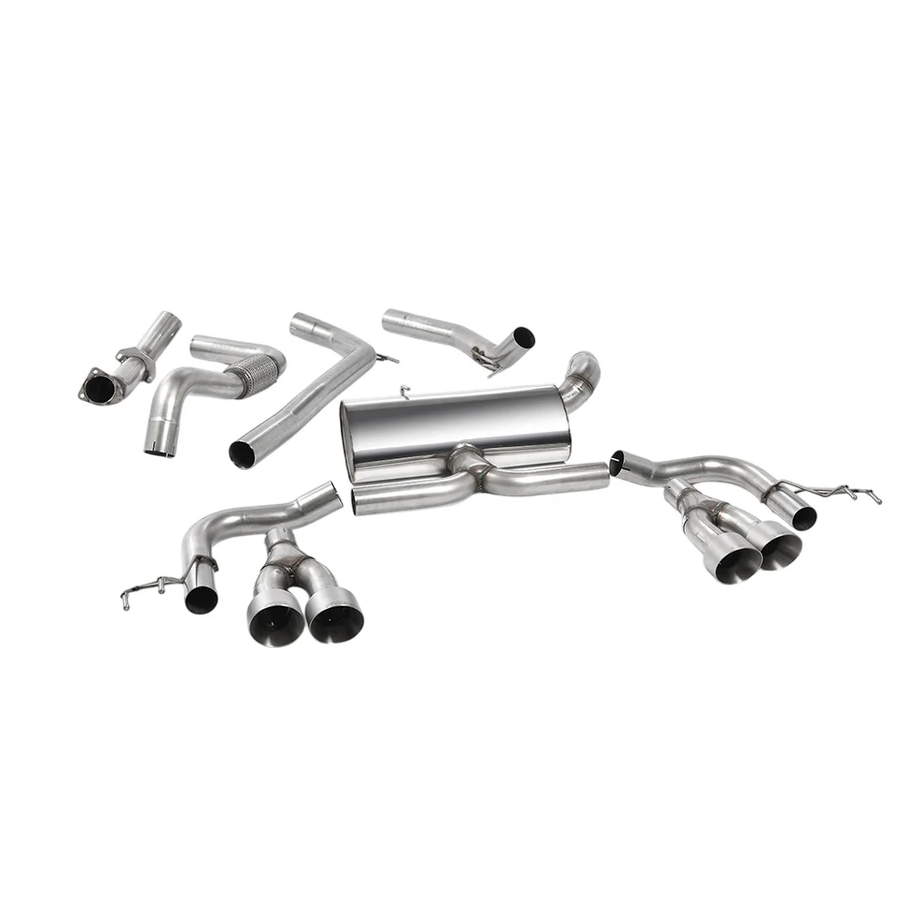Milltek Cat Back Exhaust Honda / Acura Civic Type R FK2 Turbocharged 2.0 i-VTEC (RHD models only) 15-17 - Image 2